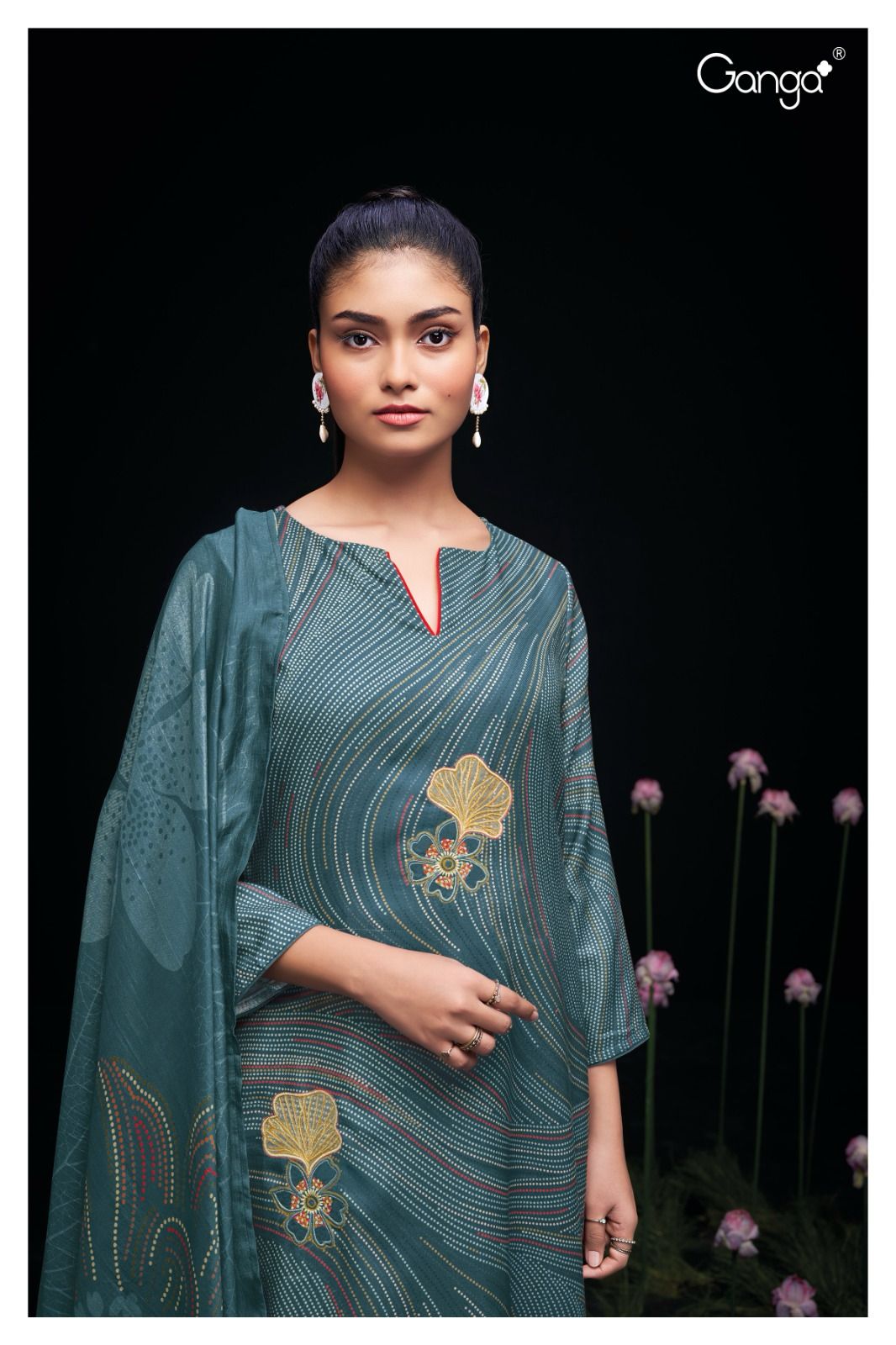 Airi 2270 Ganga Wool Pashmina Suits
