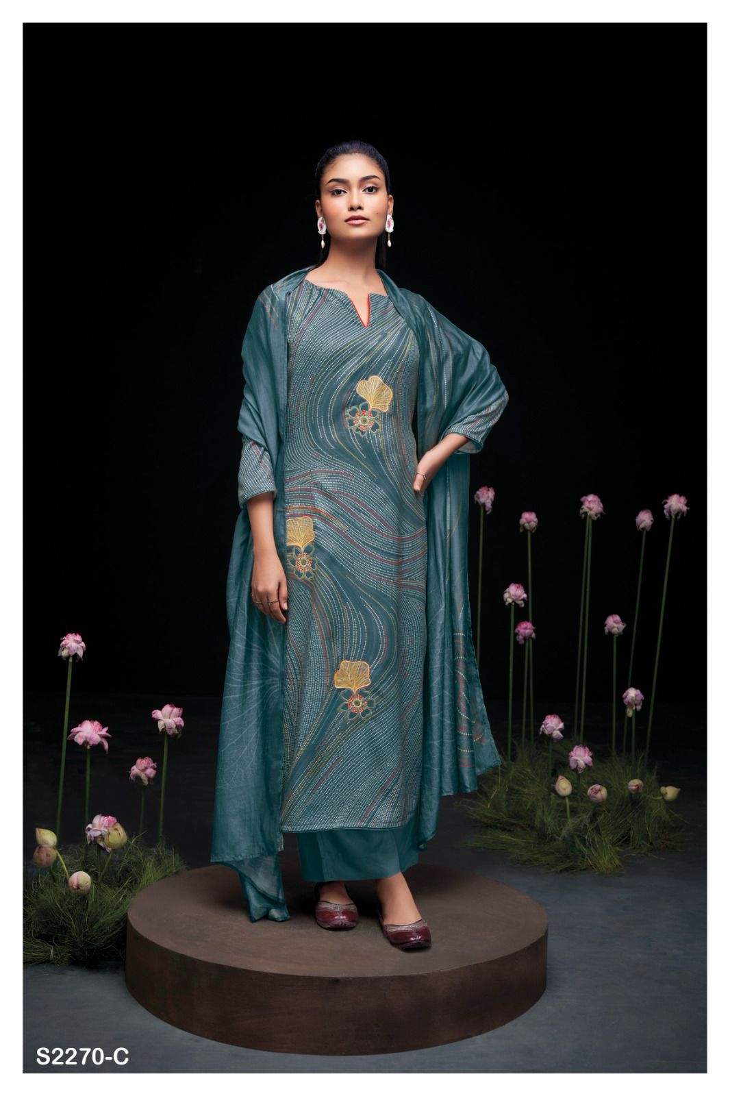 Airi 2270 Ganga Wool Pashmina Suits