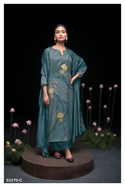 Airi 2270 Ganga Wool Pashmina Suits
