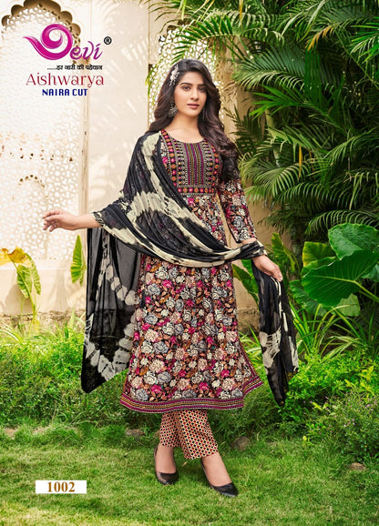 Aishwarya Vol-1 Devi Rayon Capsule Readymade Pant Style Suits