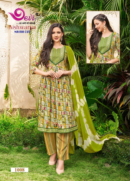Aishwarya Vol-1 Devi Rayon Capsule Readymade Pant Style Suits