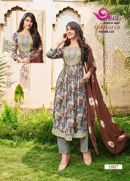 Aishwarya Vol-1 Devi Rayon Capsule Readymade Pant Style Suits