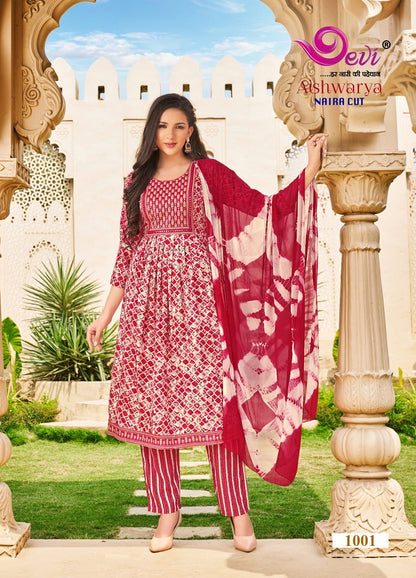 Aishwarya Vol-1 Devi Rayon Capsule Readymade Pant Style Suits