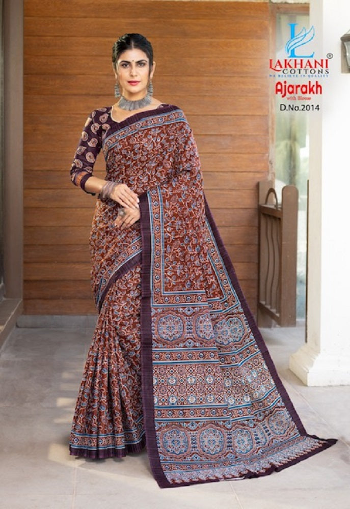 Ajarakh Vol 2 Lakhani Cotton Sarees