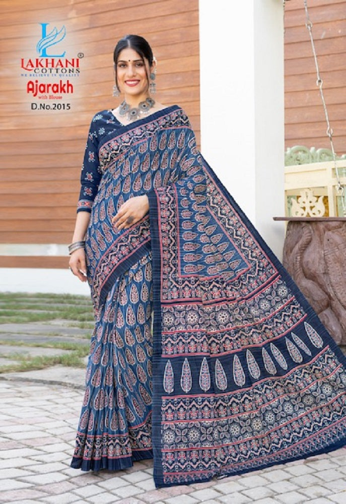 Ajarakh Vol 2 Lakhani Cotton Sarees