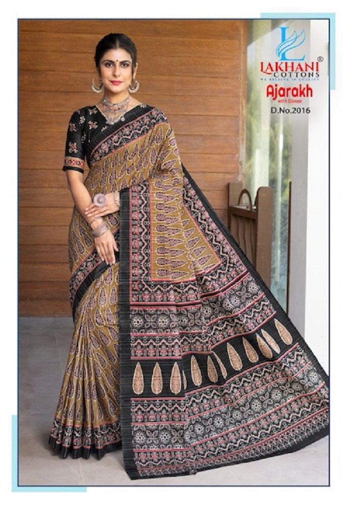 Ajarakh Vol 2 Lakhani Cotton Sarees