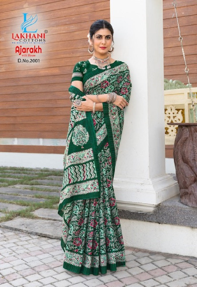 Ajarakh Vol 2 Lakhani Cotton Sarees