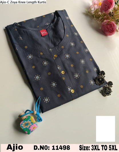 Ajio-C Zoya Rayon Knee Length Kurtis