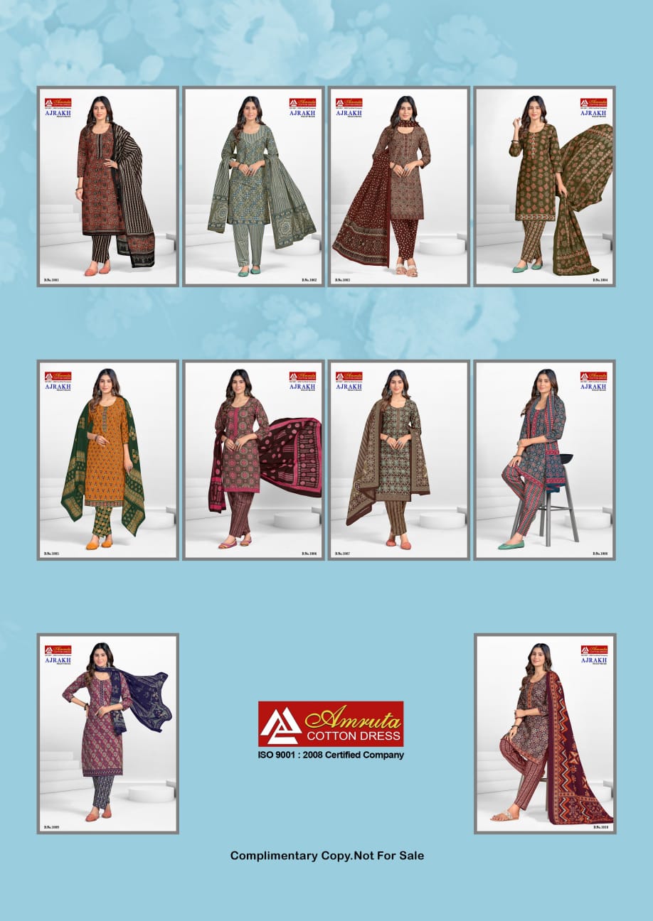 Ajrakh Amruta Cotton Pant Style Suits