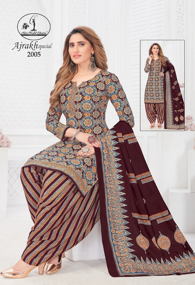 Ajrakh Special Vol-2 Miss World Choice Cotton Dress Material