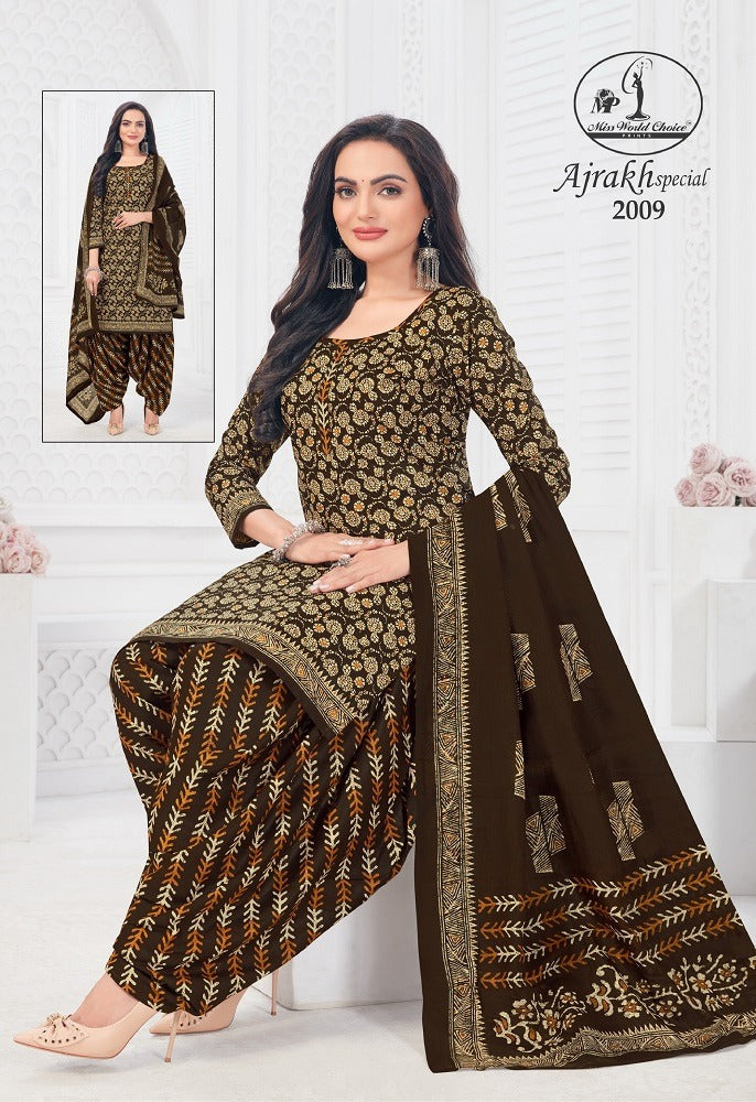 Ajrakh Special Vol-2 Miss World Choice Cotton Dress Material