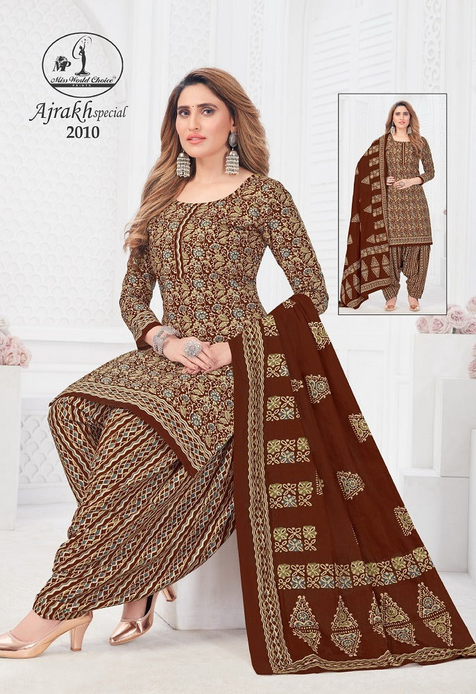 Ajrakh Special Vol-2 Miss World Choice Cotton Dress Material