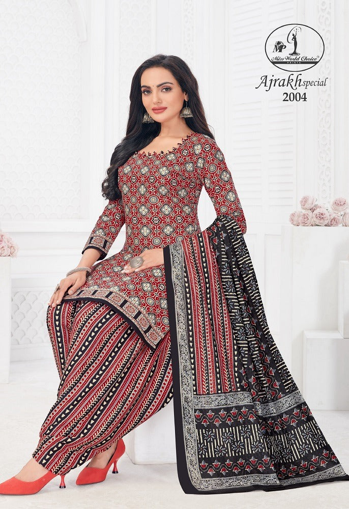 Ajrakh Special Vol-2 Miss World Choice Cotton Dress Material
