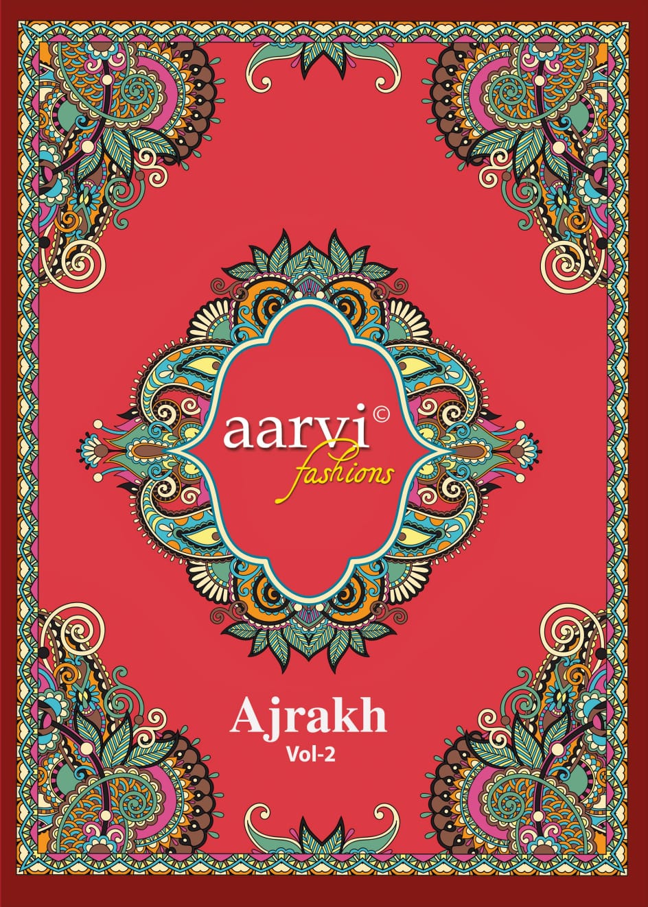 Ajrakh Vol 2 Aarvi Fashions Cotton Readymade Pant Style Suits