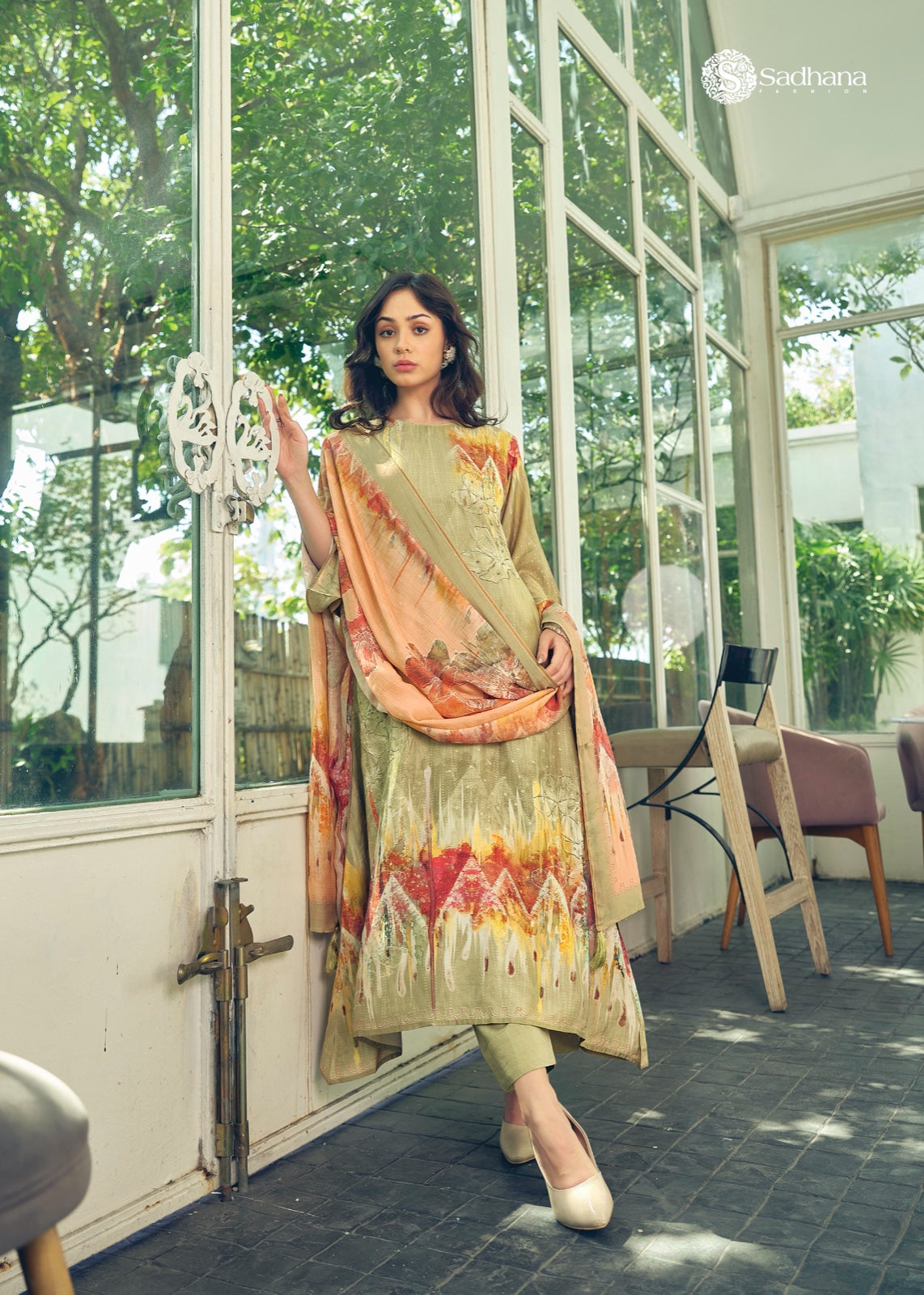 Akali Sadhana Muslin Silk Pant Style Suits