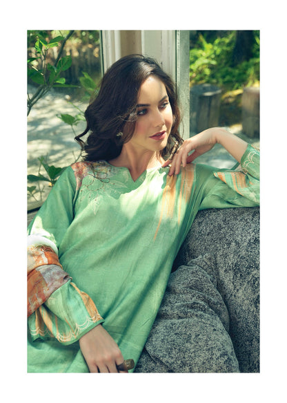 Akali Sadhana Muslin Silk Pant Style Suits