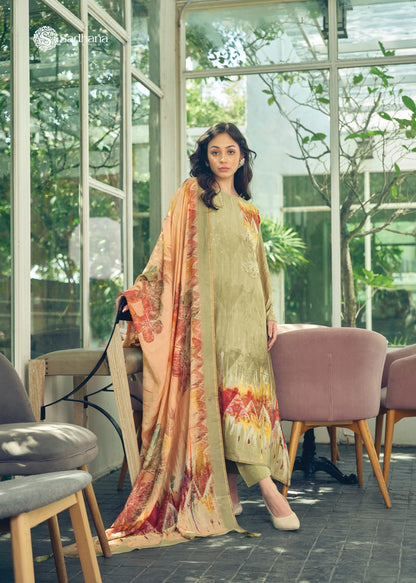 Akali Sadhana Muslin Silk Pant Style Suits