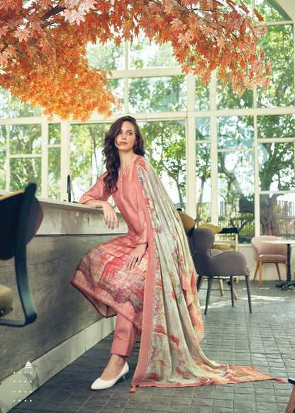 Akali Sadhana Muslin Silk Pant Style Suits