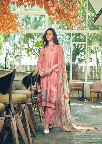 Akali Sadhana Muslin Silk Pant Style Suits