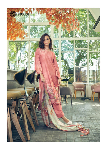 Akali Sadhana Muslin Silk Pant Style Suits