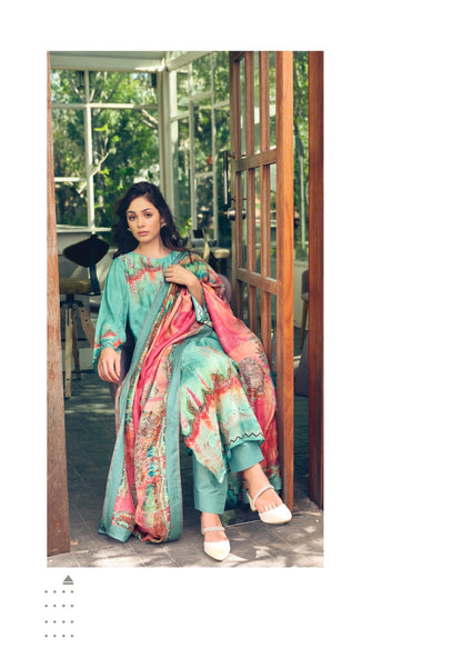 Akali Sadhana Muslin Silk Pant Style Suits