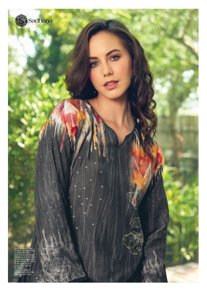 Akali Sadhana Muslin Silk Pant Style Suits