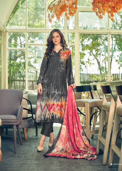 Akali Sadhana Muslin Silk Pant Style Suits