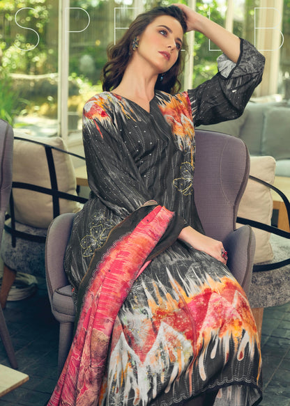 Akali Sadhana Muslin Silk Pant Style Suits