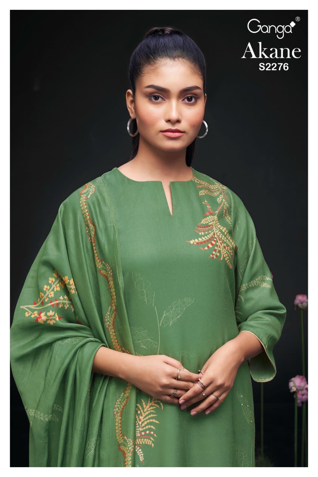 Akane 2276 Ganga Wool Pashmina Suits