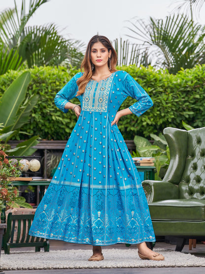 Akansha Vol 1 Rangjyot One Piece Gown