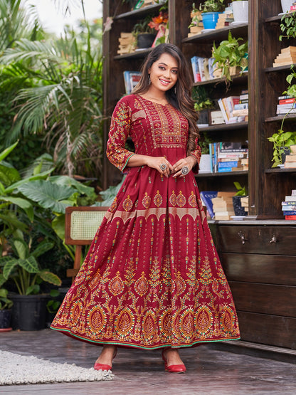 Akansha Vol 1 Rangjyot One Piece Gown
