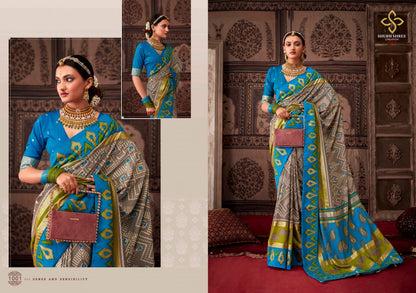 Akshara Silk Shubh Shree Velvet Sarees
