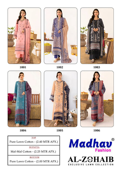 Al-Zohaib Madhav Fashion Karachi Salwar Suits