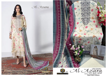 Al Azara Vol 3 Keval Fab Cotton Karachi Salwar Suits