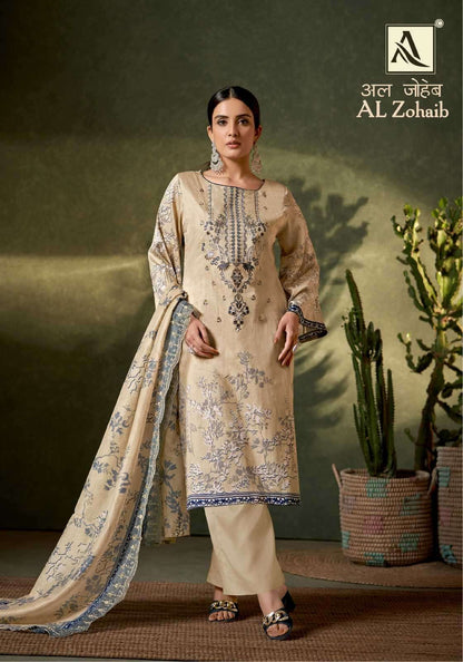 Al Zohaib Alok Jaam Cotton Karachi Salwar Suits