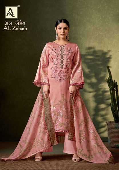 Al Zohaib Alok Jaam Cotton Karachi Salwar Suits