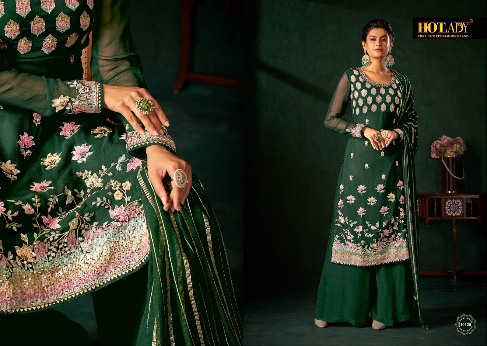 Alankaar Vol 4 Hot Lady Viscose Plazzo Style Suits