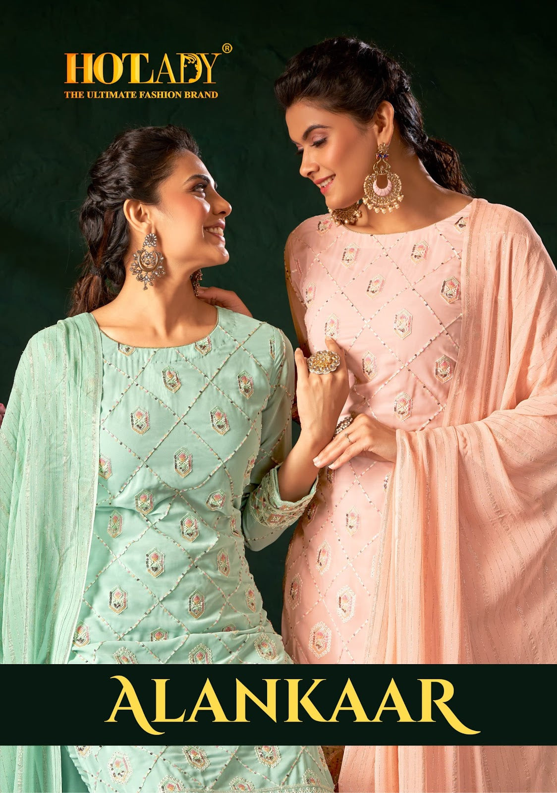 Alankaar Vol 4 Hot Lady Viscose Plazzo Style Suits