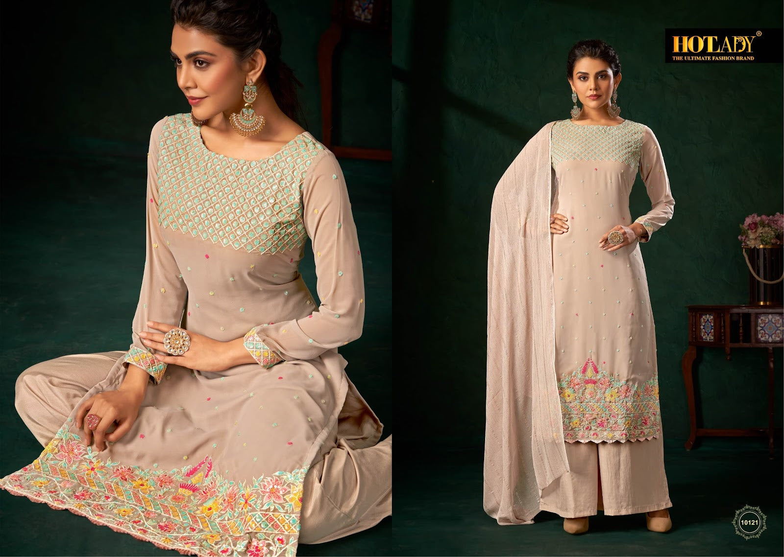 Alankaar Vol 4 Hot Lady Viscose Plazzo Style Suits