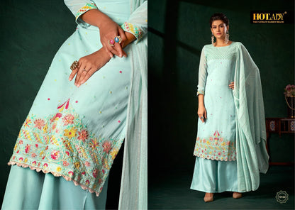 Alankaar Vol 4 Hot Lady Viscose Plazzo Style Suits