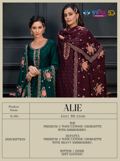 Alie Vipul Georgette Pant Style Suits