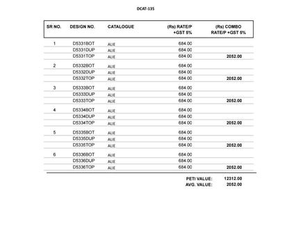 Alie Vipul Georgette Pant Style Suits