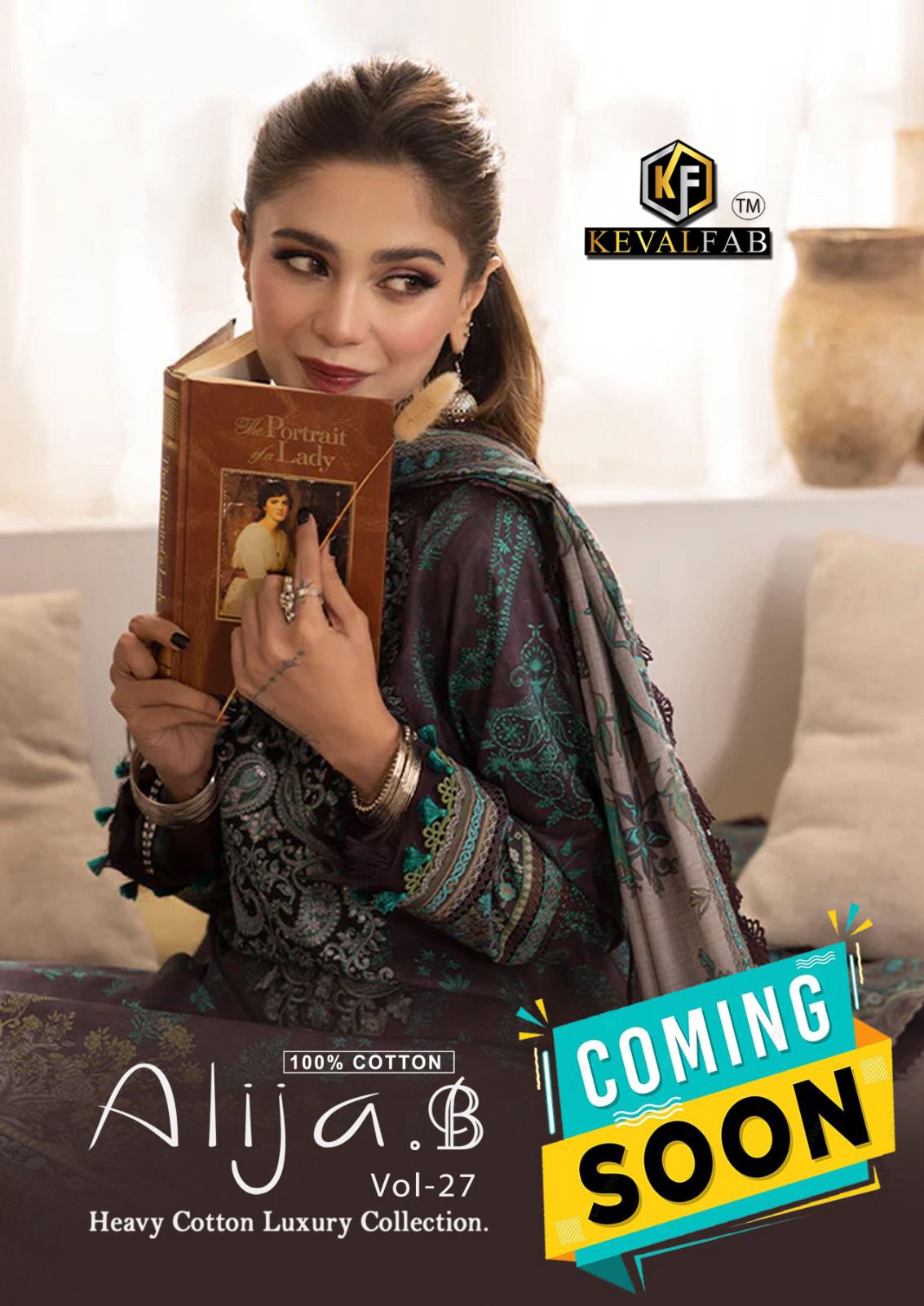 Alija B Vol 27 Keval Fab Karachi Salwar Suits