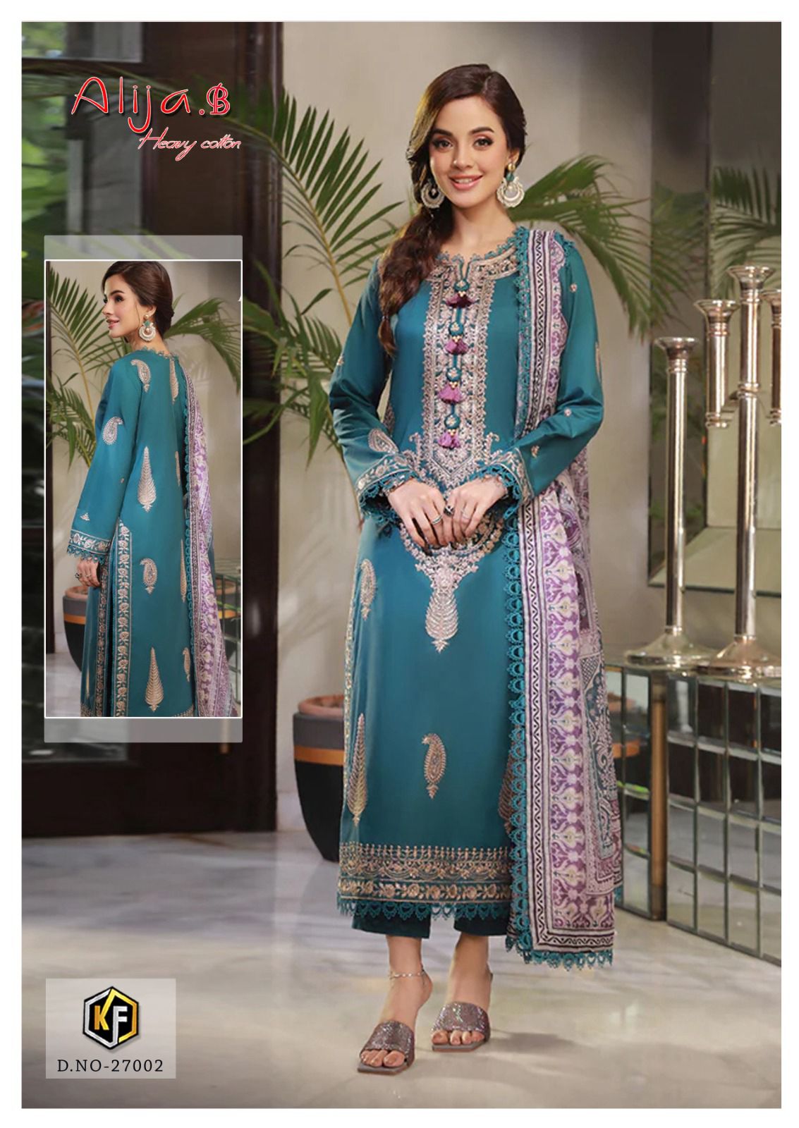 Alija B Vol 27 Keval Fab Karachi Salwar Suits