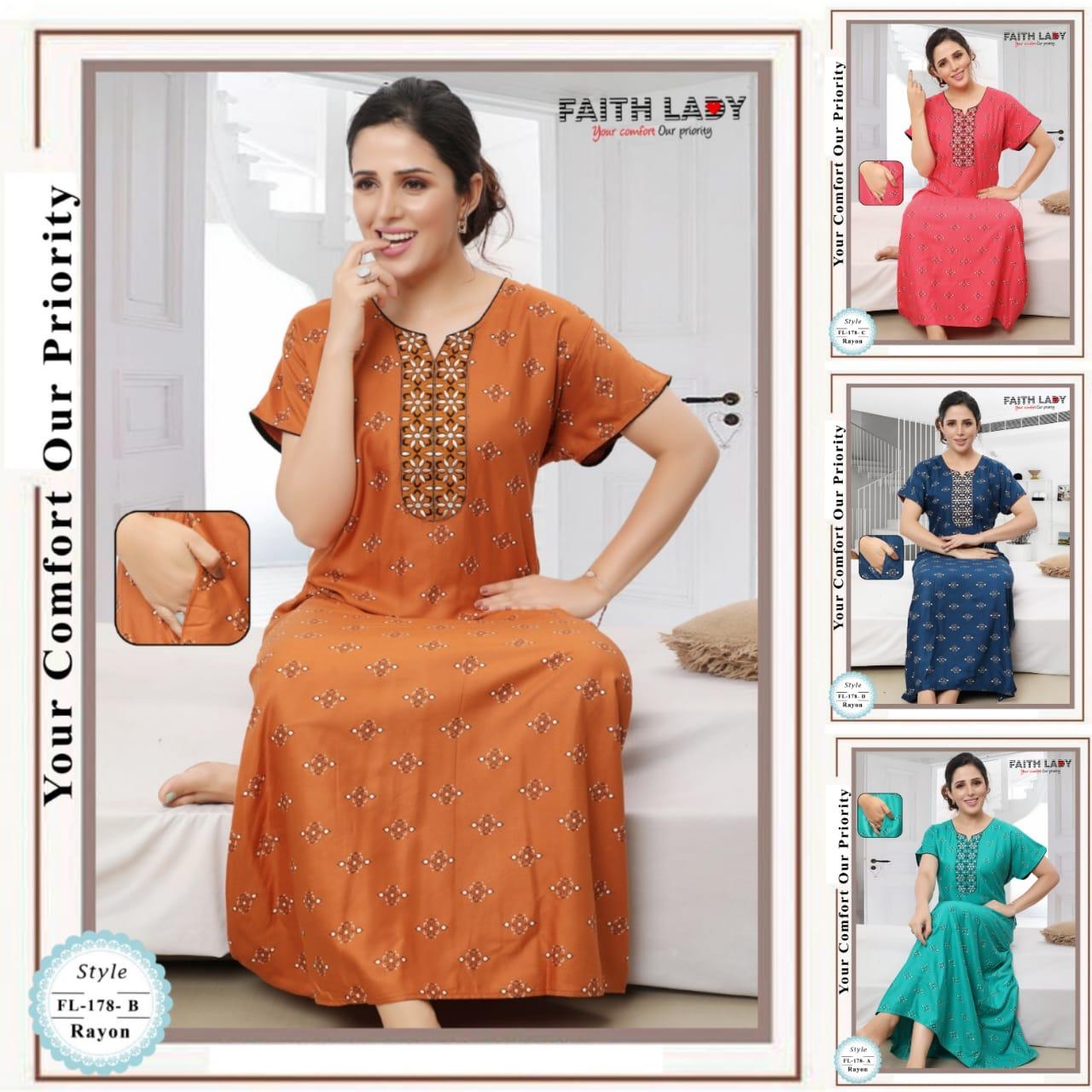 Aline 2211 Faith Lady Night Gowns