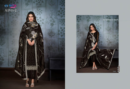 Alivia Vol 2 Vipul Chinon Pant Style Suits