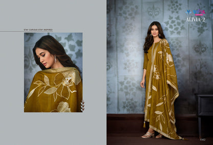 Alivia Vol 2 Vipul Chinon Pant Style Suits