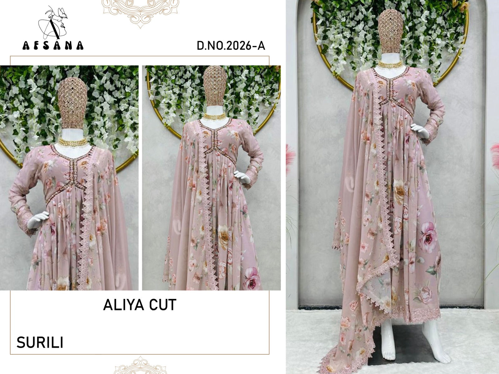 Aliya Cut Surili Afsana Pakistani Readymade Suits