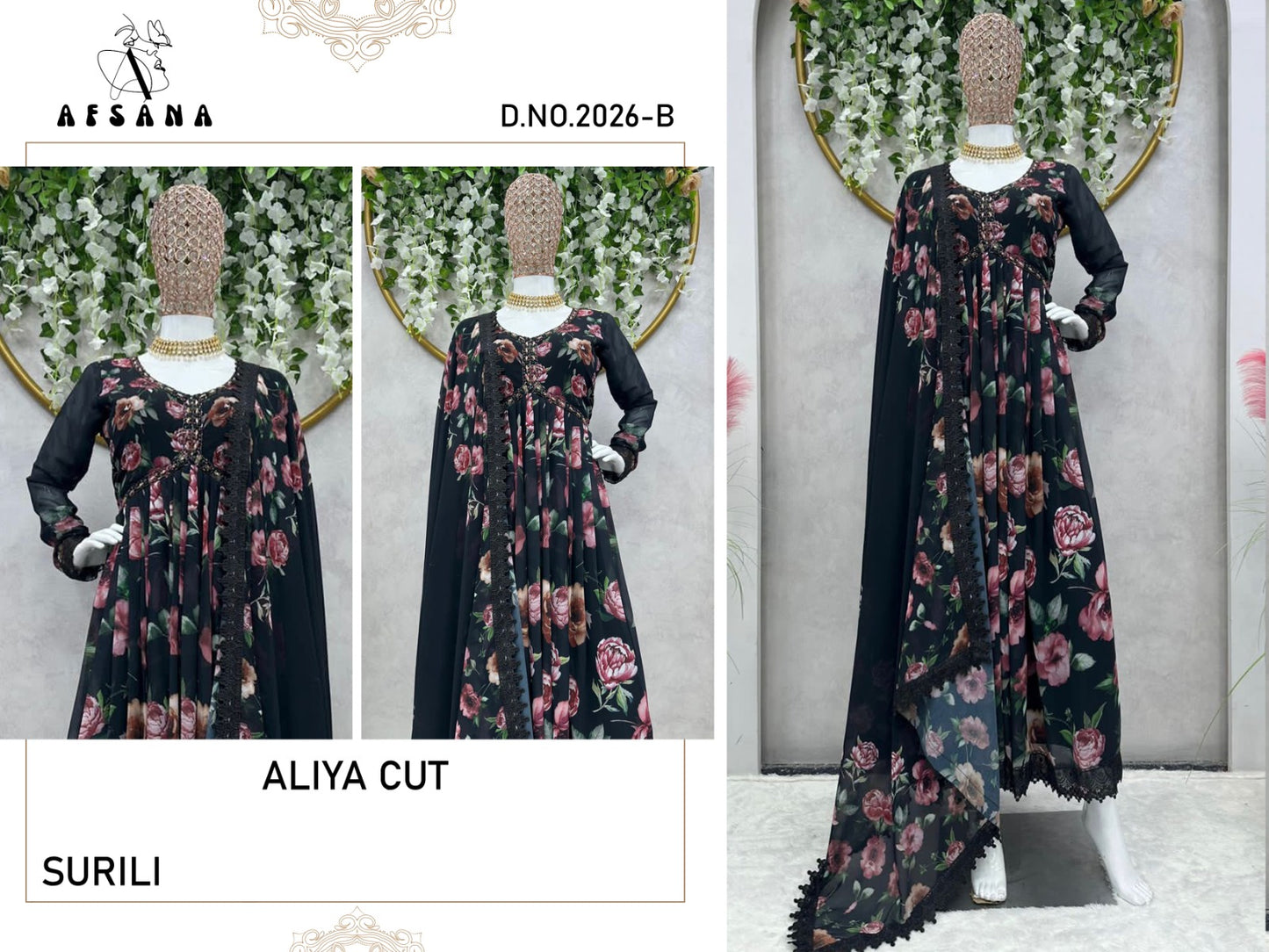 Aliya Cut Surili Afsana Pakistani Readymade Suits