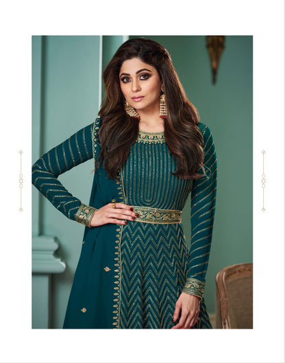 Alizza-Diamond Aashirwad Creation Georgette Readymade Anarkali Suits